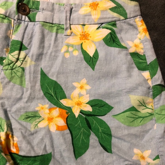 Old Navy • Blue Orange Tropical Shorts - Picture 6 of 9